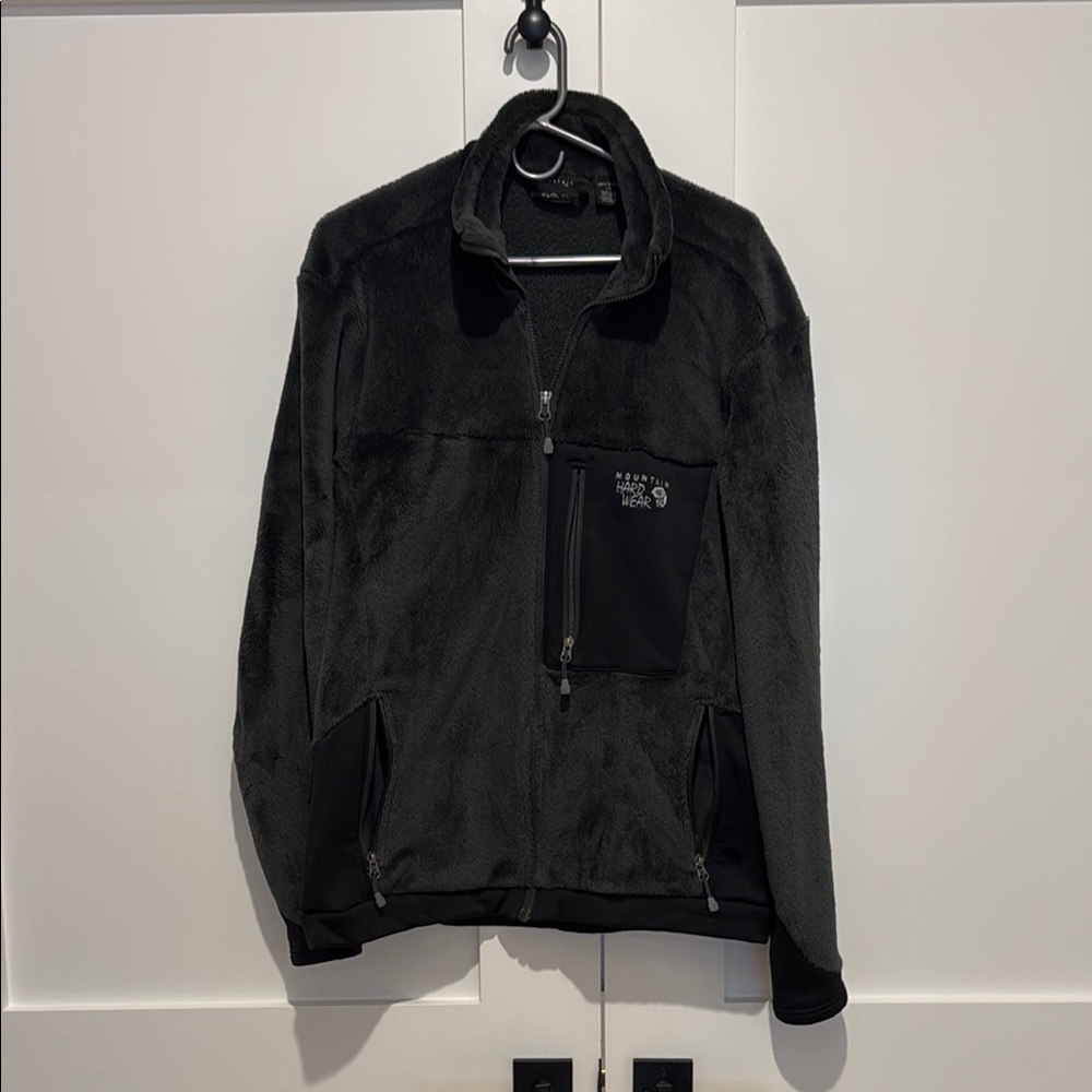 Men's Black Fleece Jacket